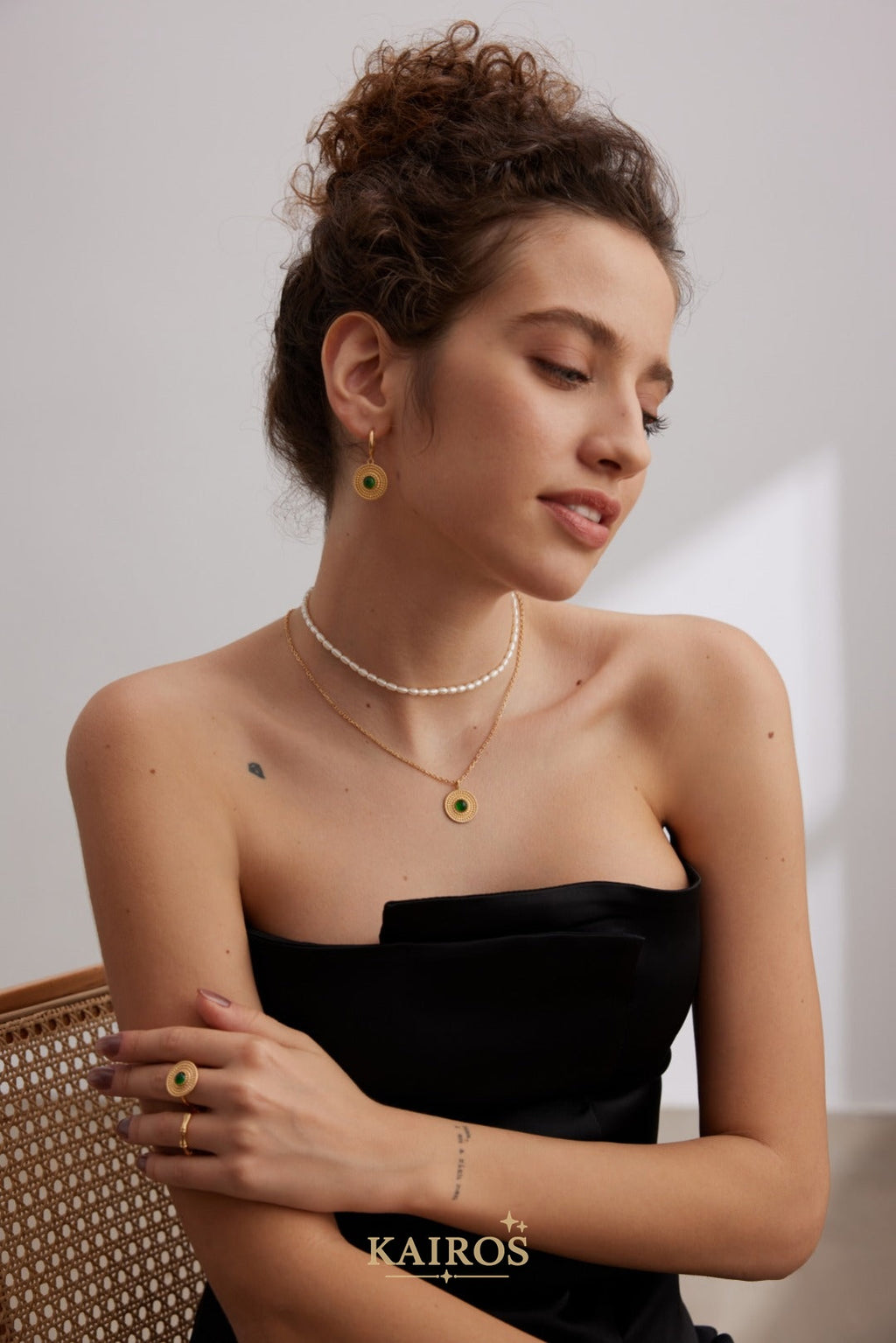 Kairos logo-only cover - Vintage Muse Serenity Pendant Necklace