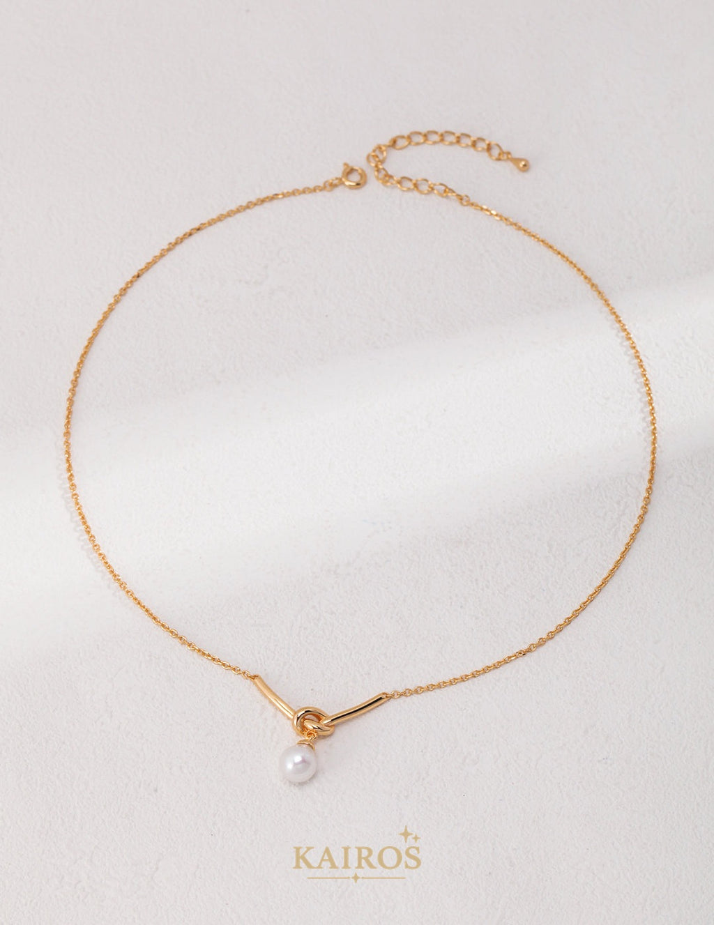 Kairos logo-only cover - Celestial Star Pearl Radiance Necklace