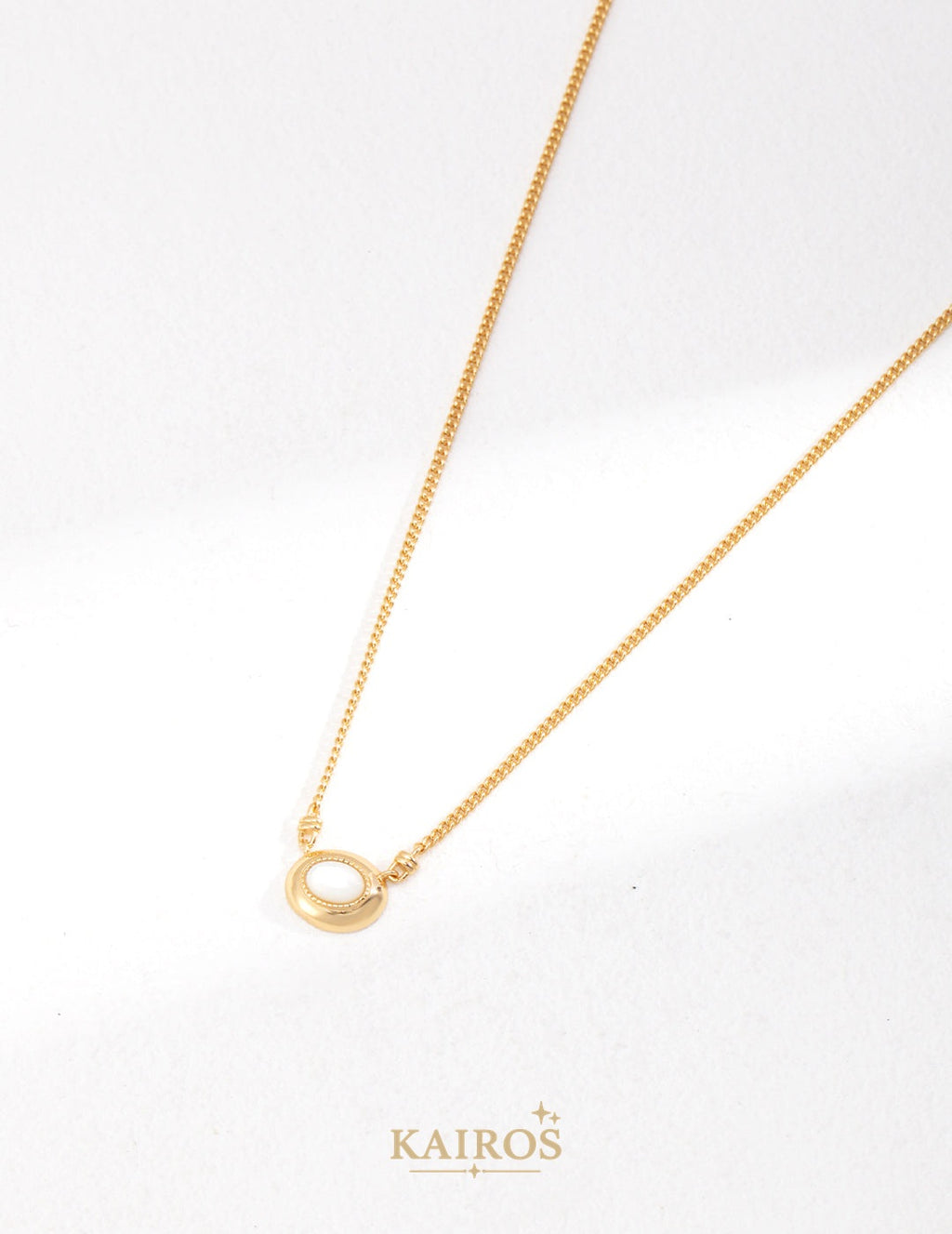 Kairos logo-only cover - Pearl Romance Mother-of-Pearl Pendant Necklace