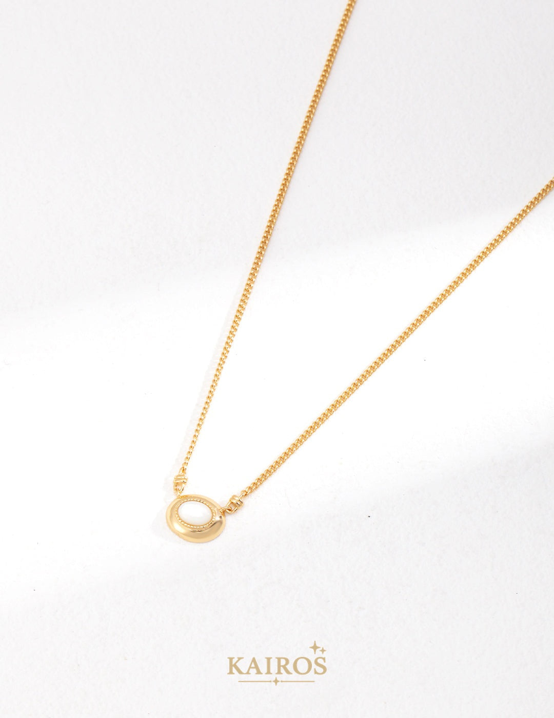 Kairos logo-only cover - Pearl Romance Mother-of-Pearl Pendant Necklace