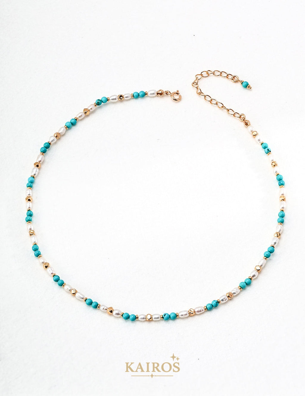 Kairos logo-only cover - Circle Glow Pearl Necklace