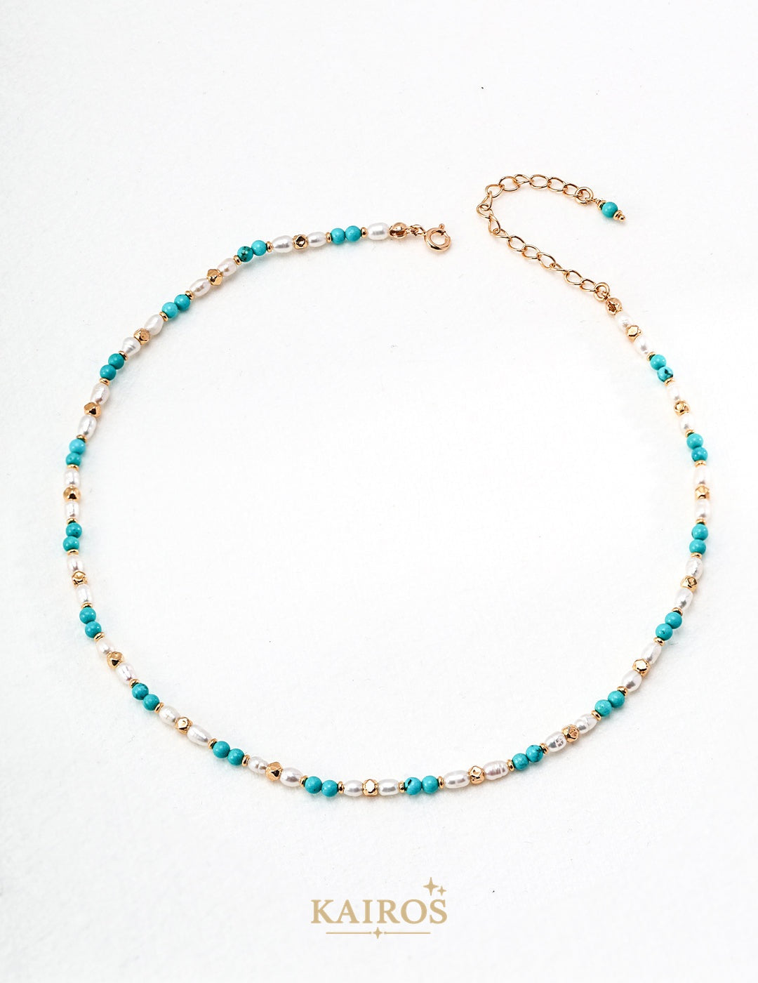 Kairos logo-only cover - Circle Glow Pearl Necklace