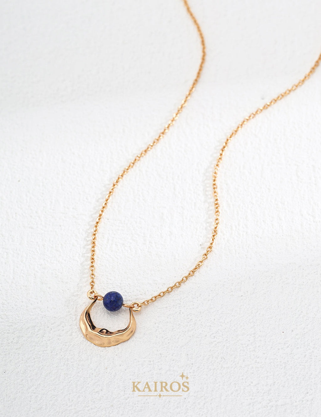 Kairos logo-only cover - Celestial Lapis Lazuli Necklace