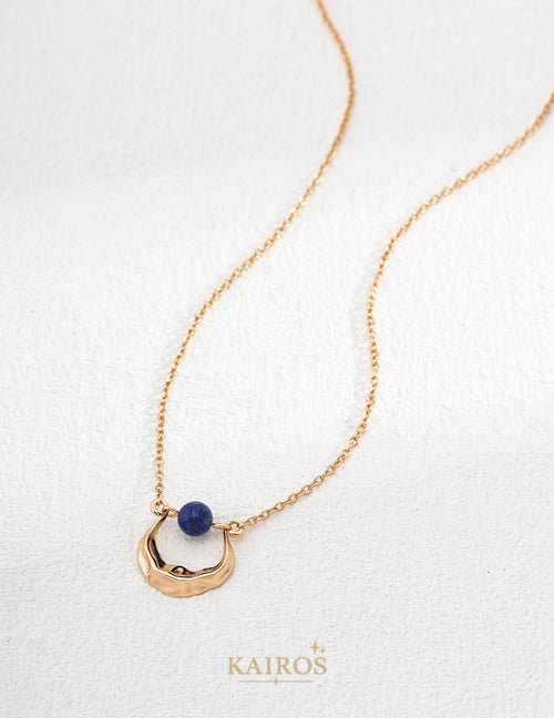 Kairos logo-only cover - Celestial Lapis Lazuli Necklace