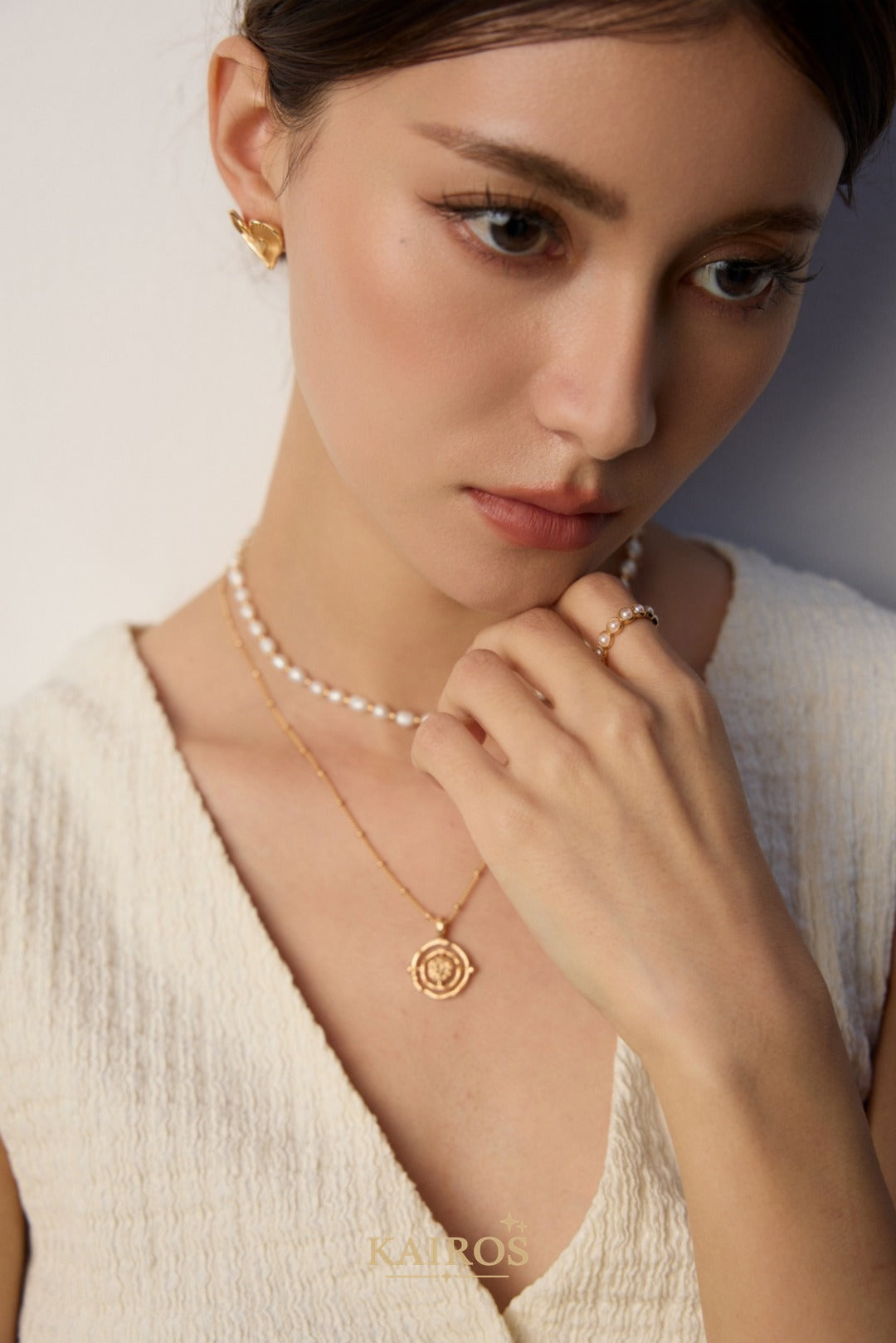 Kairos logo-only cover - Vintage Muse Pendant Necklace