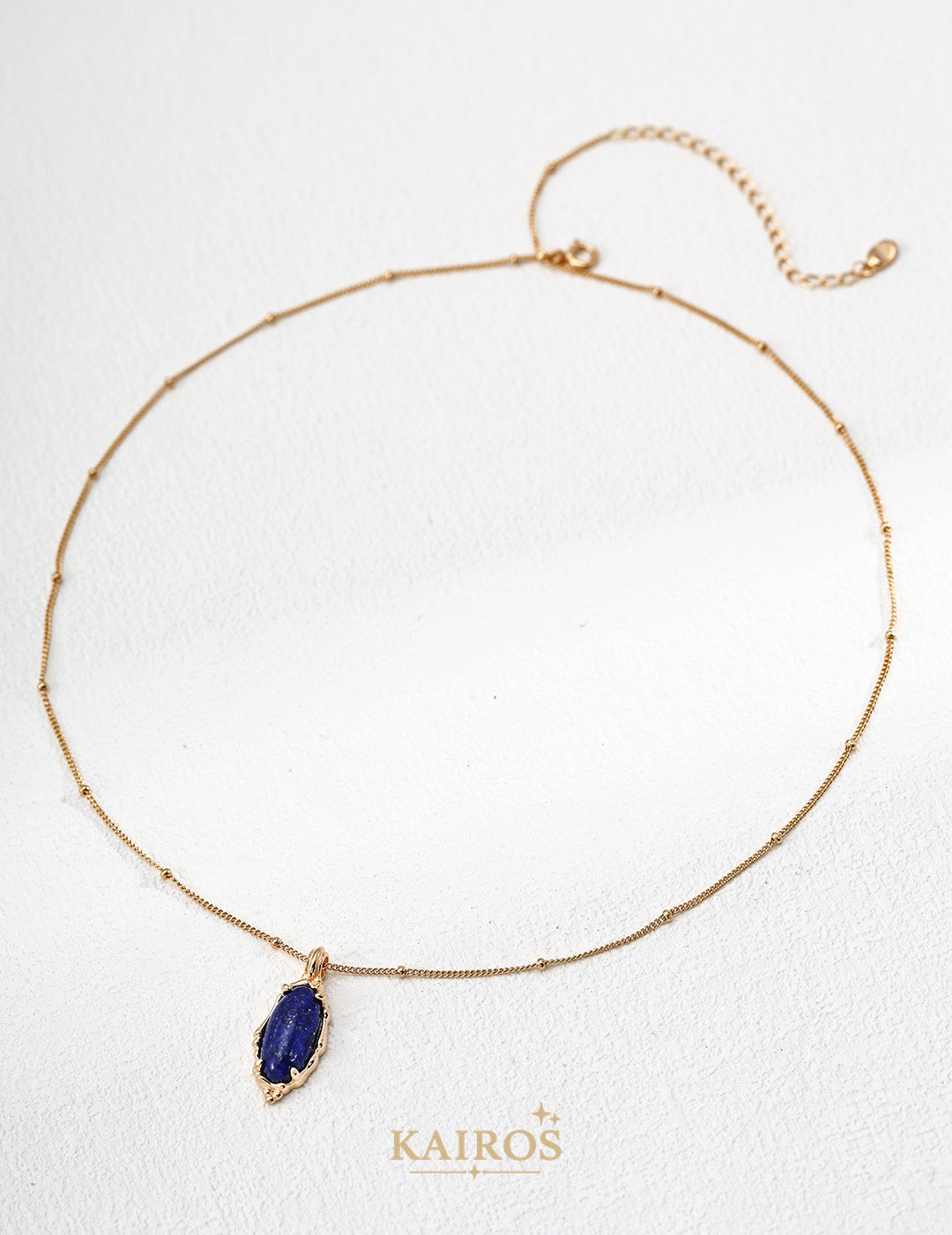Kairos logo-only cover - Celestial Lapis Lazuli Grace Pendant Necklace