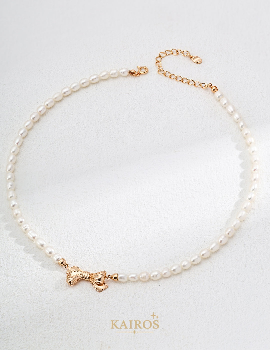 Kairos logo-only cover - Butterfly Whisper Pearl Necklace
