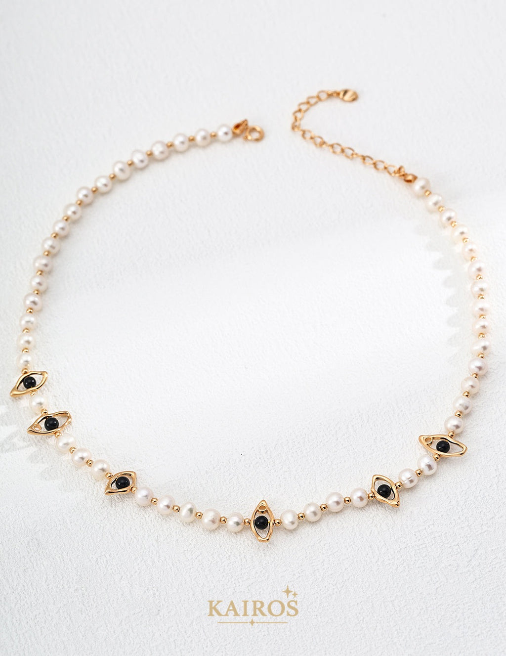 Kairos logo-only cover - Celestial Star Pearl Grace Necklace