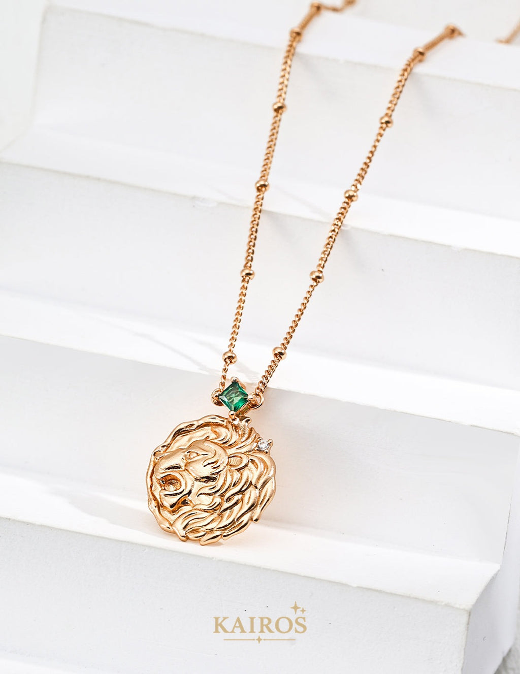 Kairos logo-only cover - Vintage Radiance Light Necklace