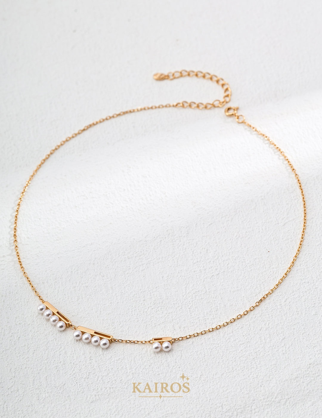 Kairos logo-only cover - Pearl Light Shell Pearl Necklace