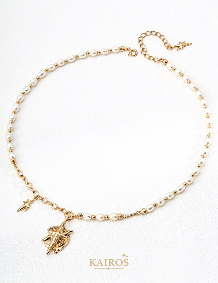 Kairos logo-only cover - Pearl Grace Renewal Necklace