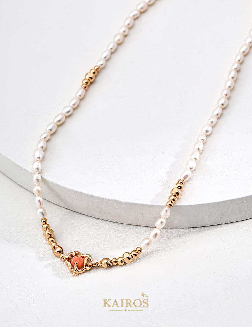 Kairos logo-only cover - Pearl Light Renewal Necklace