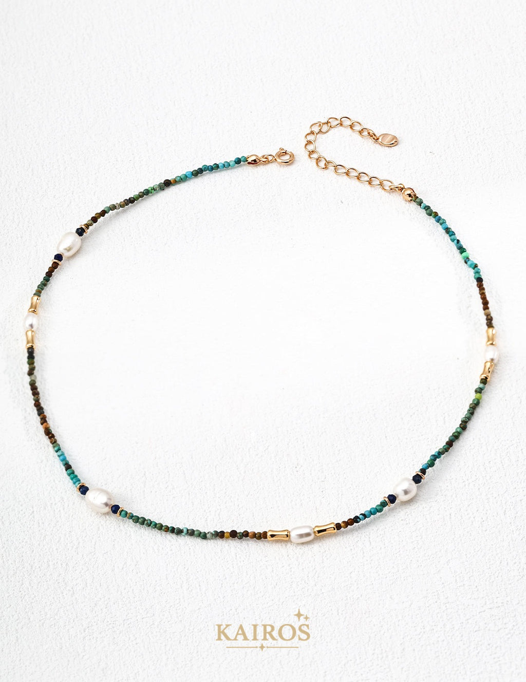 Kairos logo-only cover - Pearl Romance Fortune Necklace