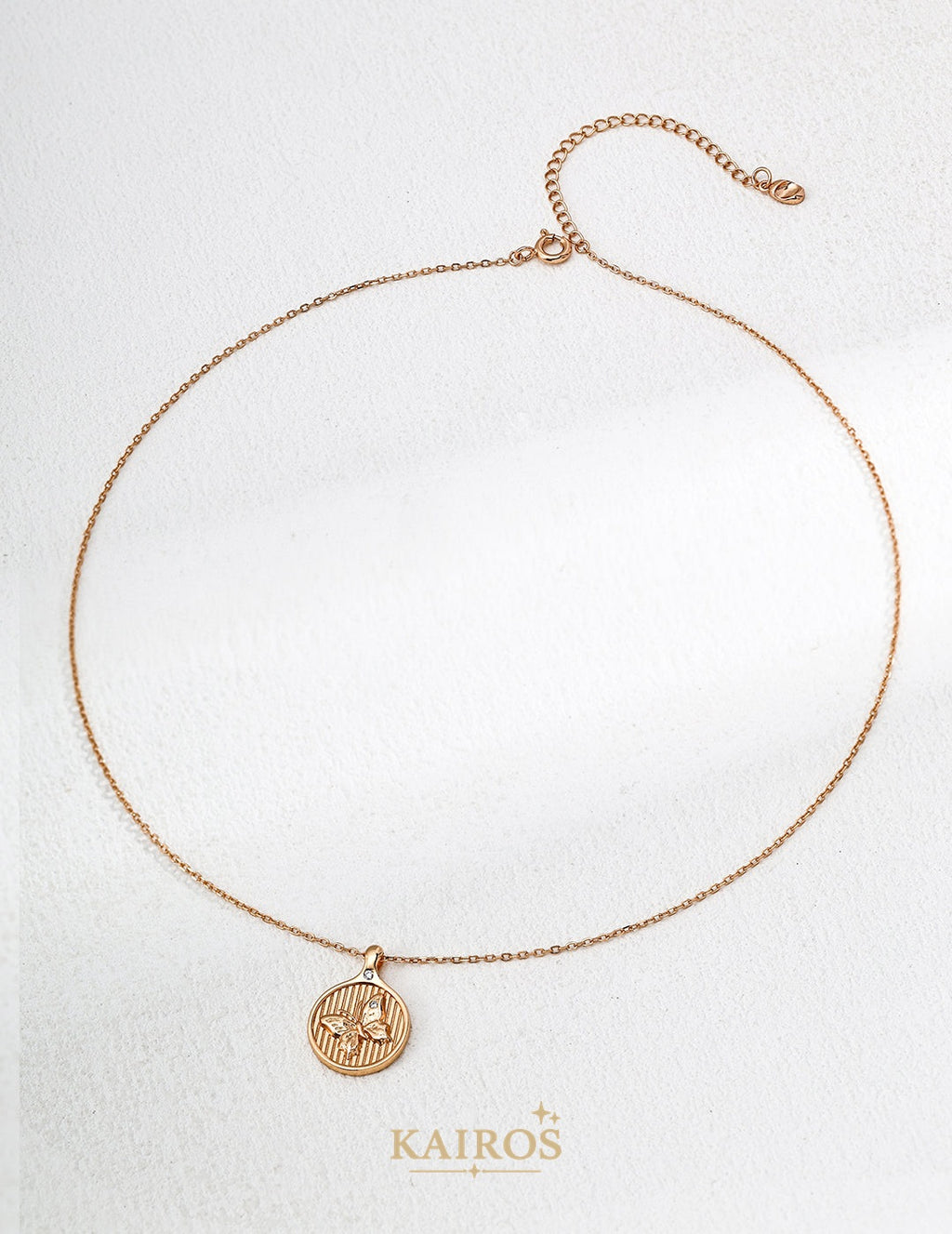 Kairos logo-only cover - Butterfly Whisper Light Necklace