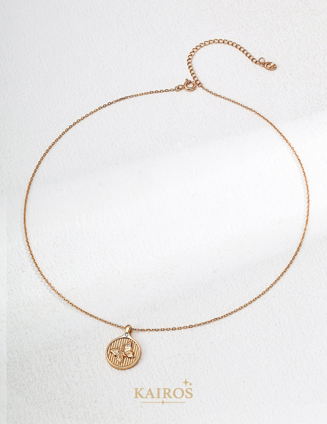 Kairos logo-only cover - Butterfly Whisper Light Necklace