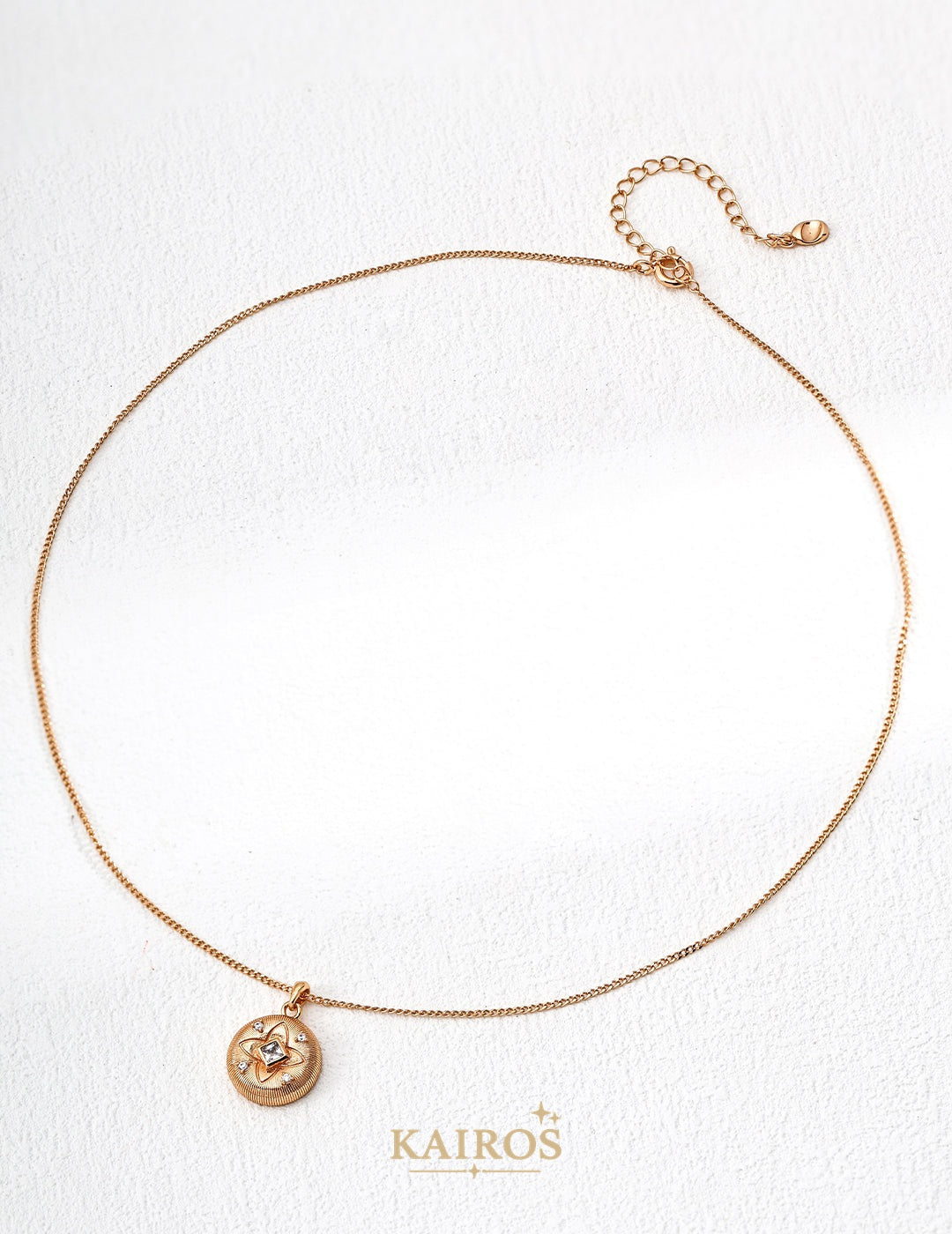 Kairos logo-only cover - Vintage Sparkle Radiance Necklace