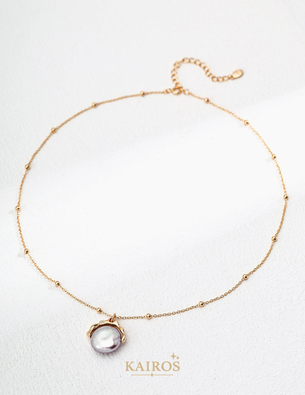 Kairos logo-only cover - Pearl Romance Serenity Necklace
