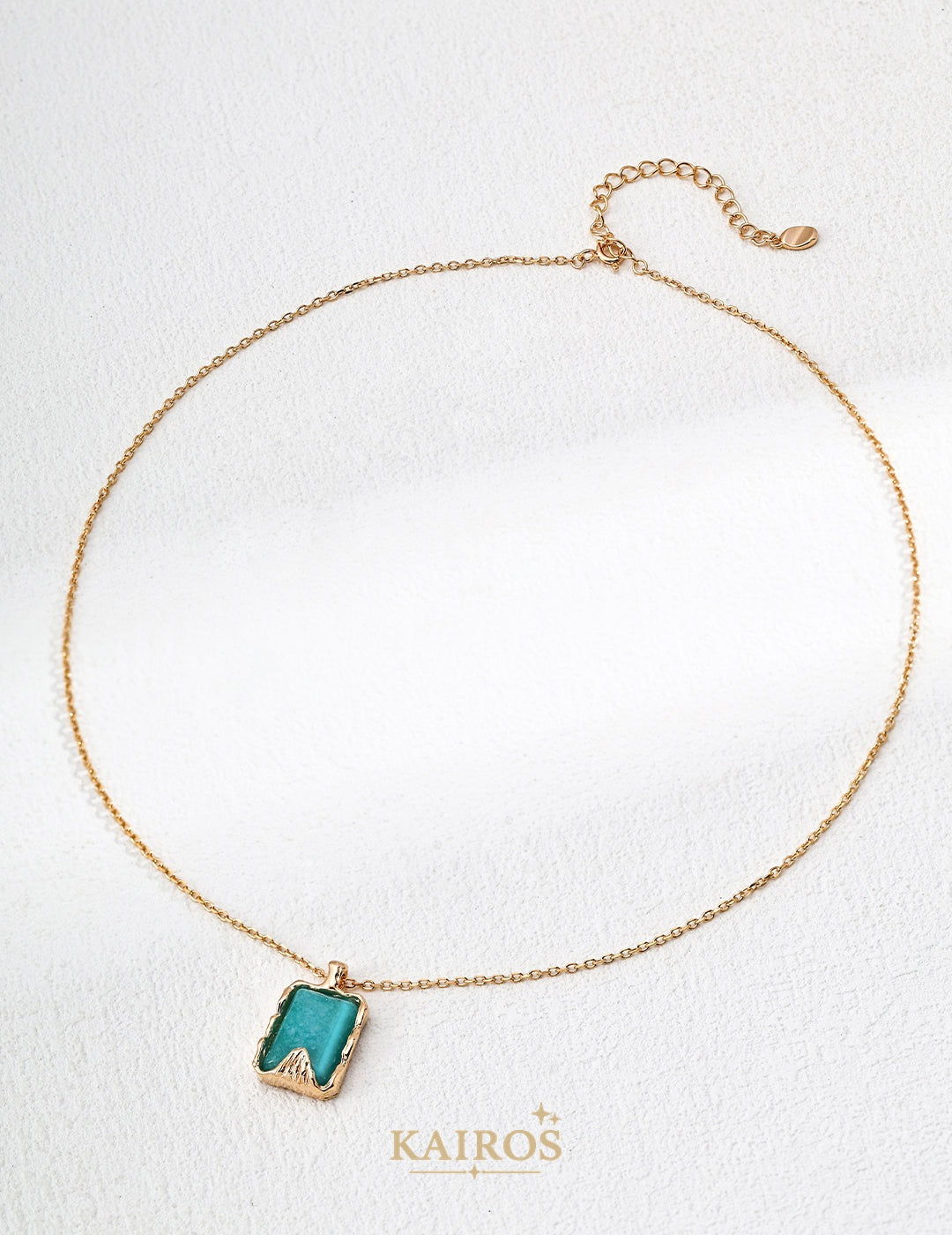 Kairos logo-only cover - Malachite Renewal Pendant Necklace