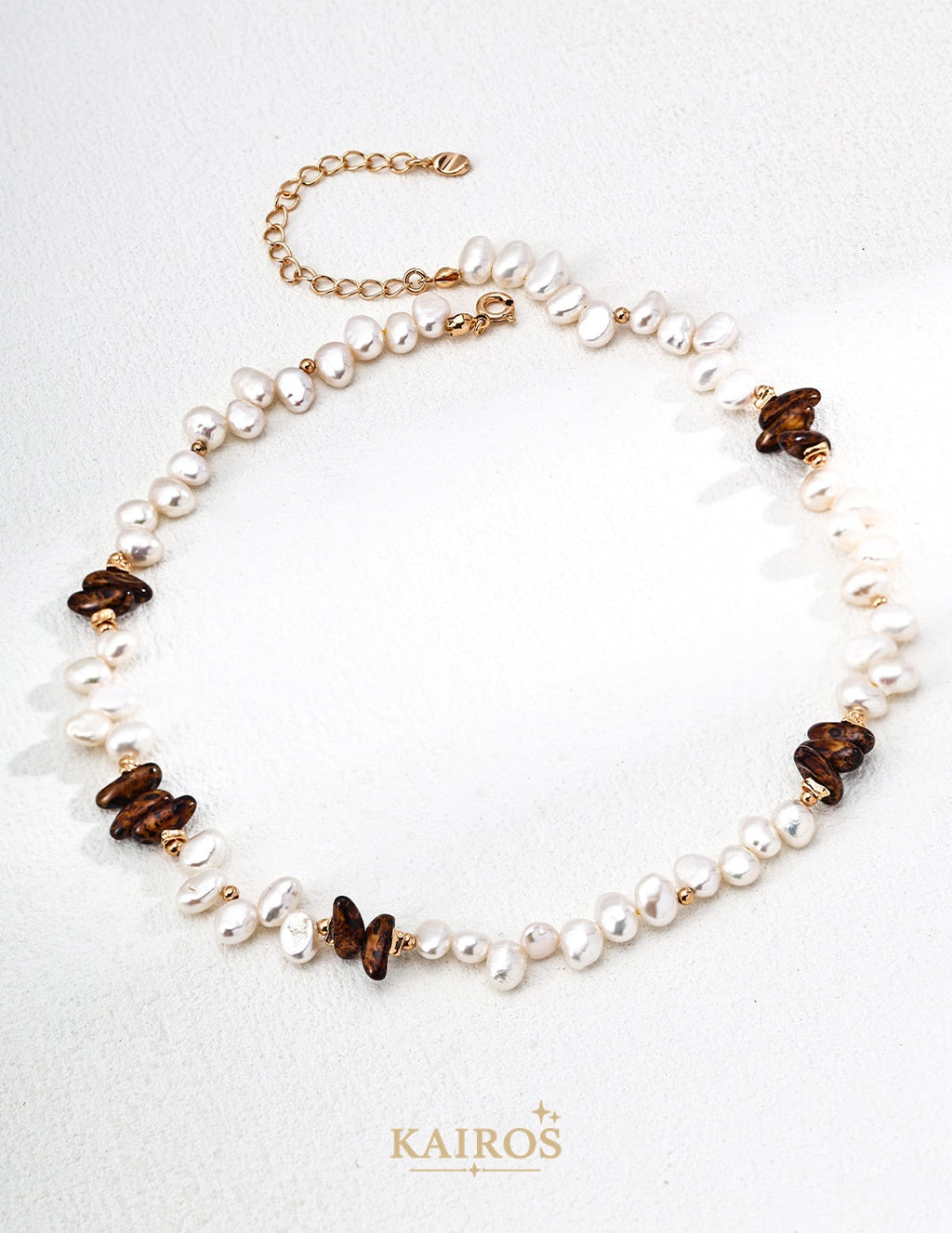 Kairos logo-only cover - Pearl Grace Bloom Pendant Necklace