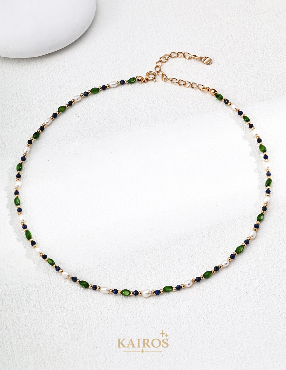 Kairos logo-only cover - Pearl Romance Bloom Necklace