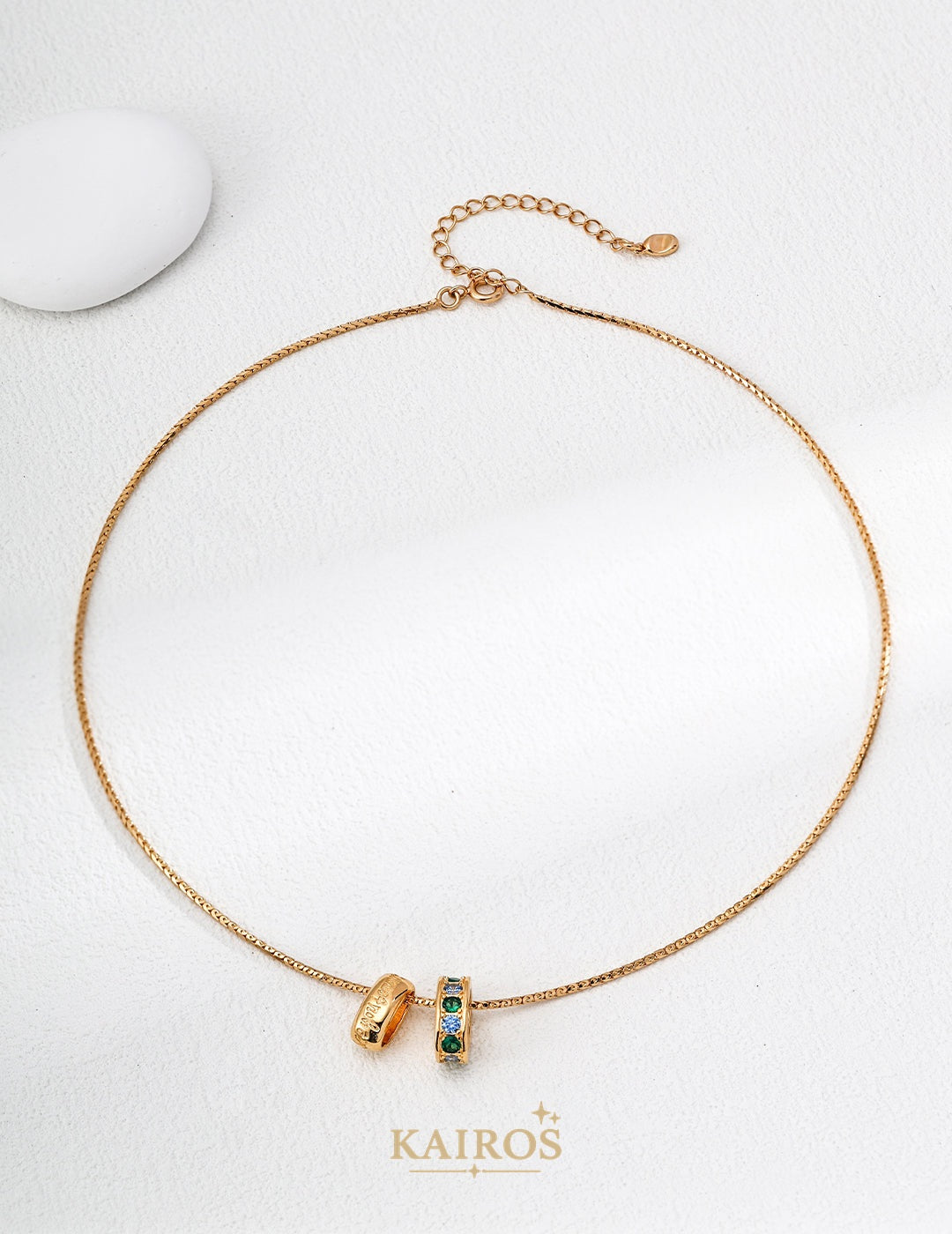 Kairos logo-only cover - Blooming Garden Radiance Pendant Necklace