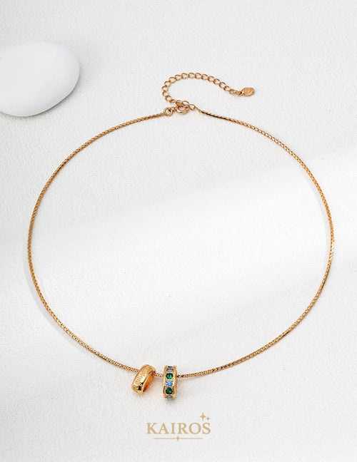 Kairos logo-only cover - Blooming Garden Radiance Pendant Necklace