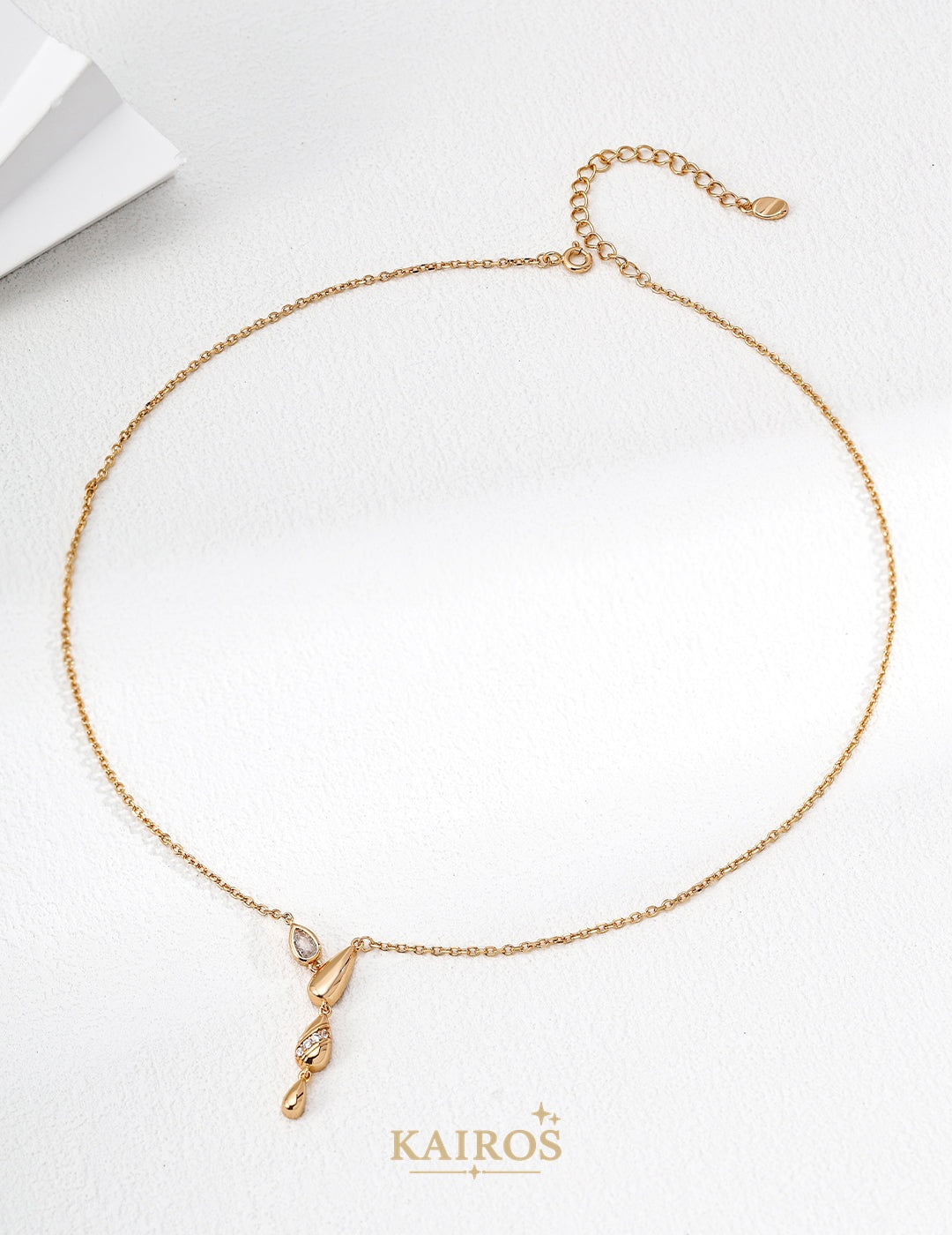 Kairos logo-only cover - Vintage Sparkle Light Necklace
