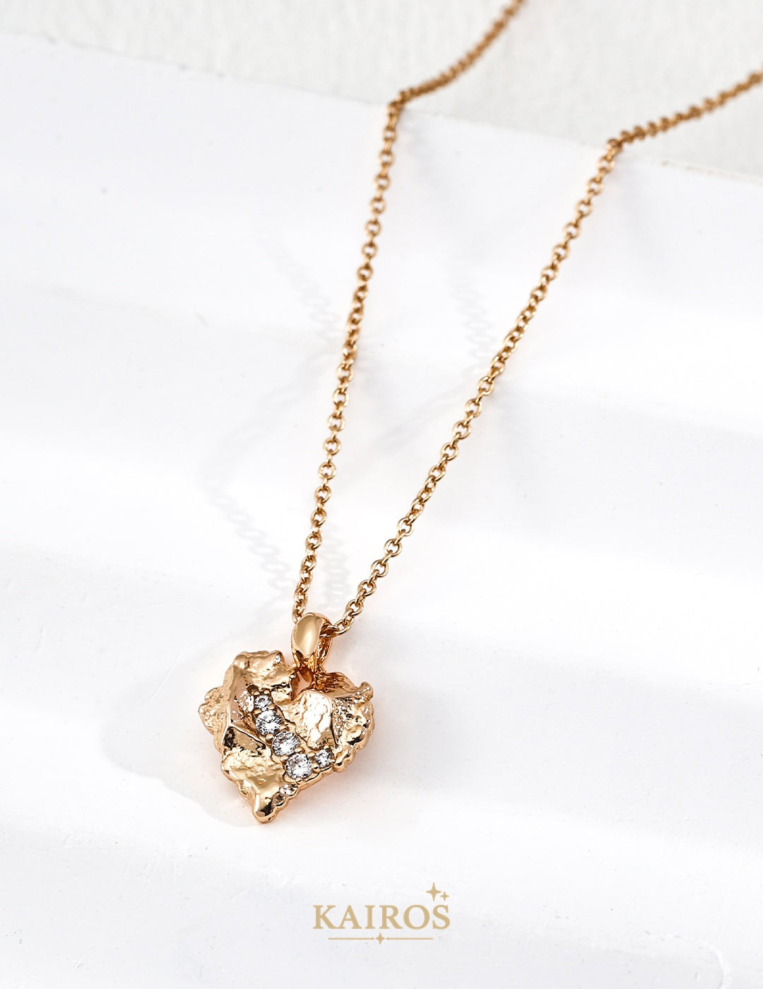 Kairos logo-only cover - Heart Echo Radiance Light Necklace
