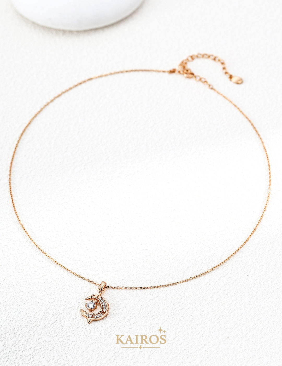 Kairos logo-only cover - Moonbeam Wish Light Pendant Necklace