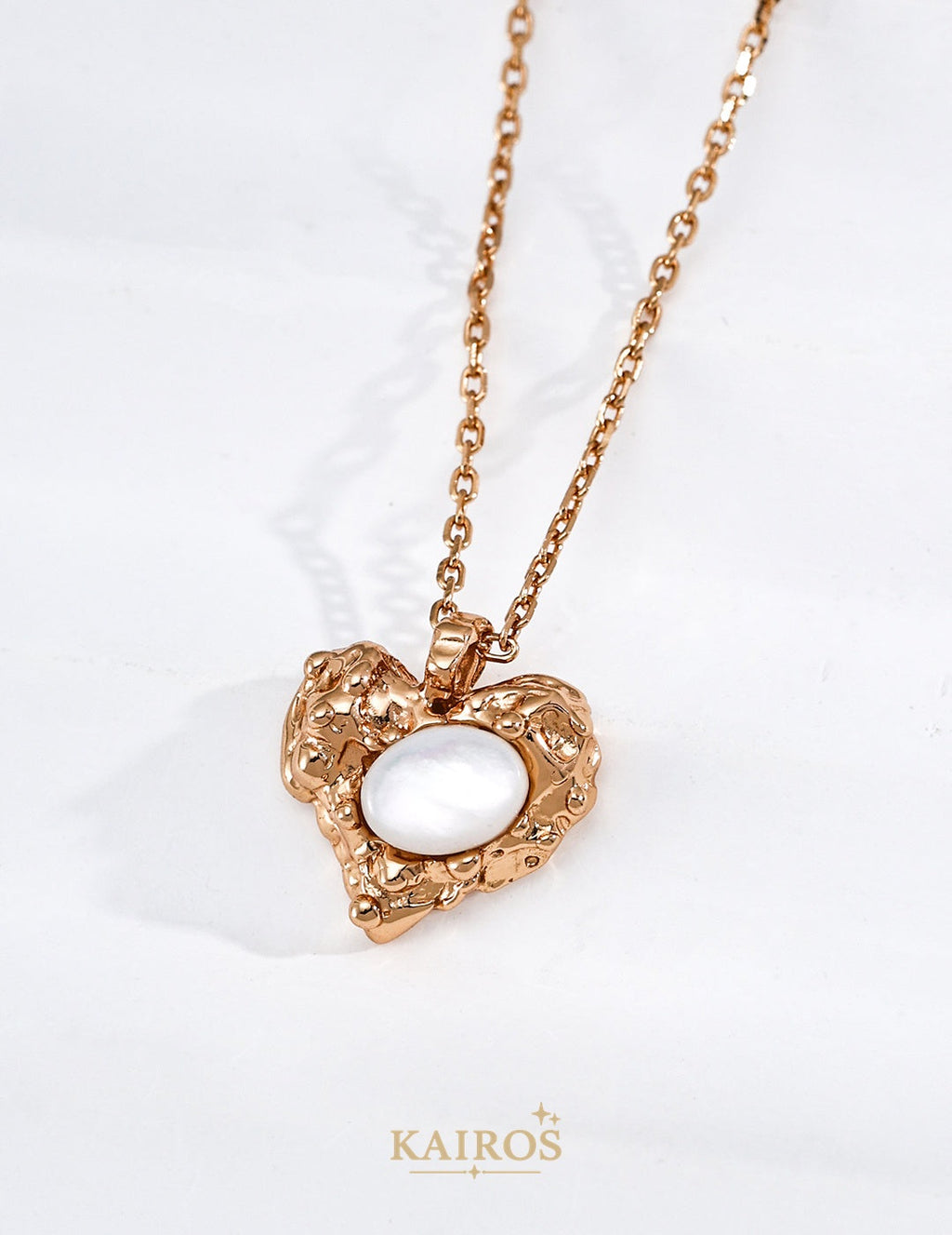 Kairos logo-only cover - Pearl Serenity Pendant Necklace