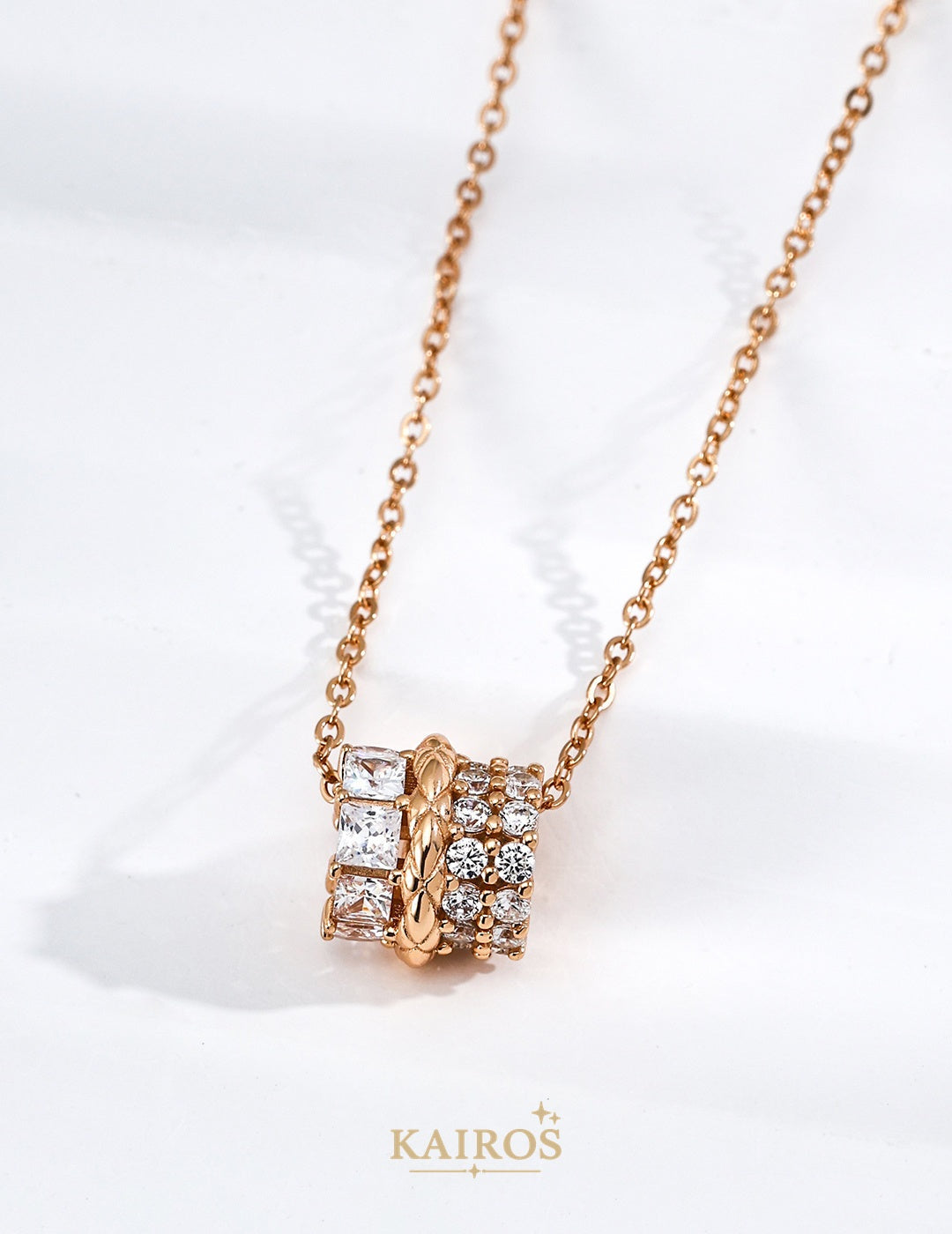 Kairos logo-only cover - Celestial Star Radiance Pendant Necklace