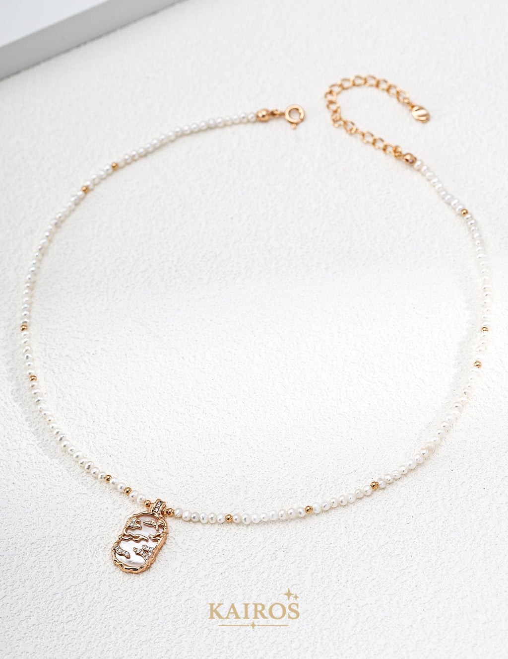 Kairos logo-only cover - Fuyao Pearl Radiance Necklace
