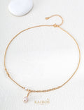 Kairos logo-only cover - Molten Light Pearl Necklace
