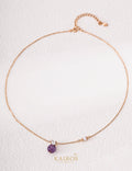 Kairos logo-only cover - Amethyst Pearl Necklace