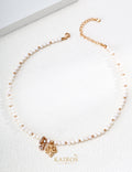 Kairos logo-only cover - Modern Pearl Pendant Necklace