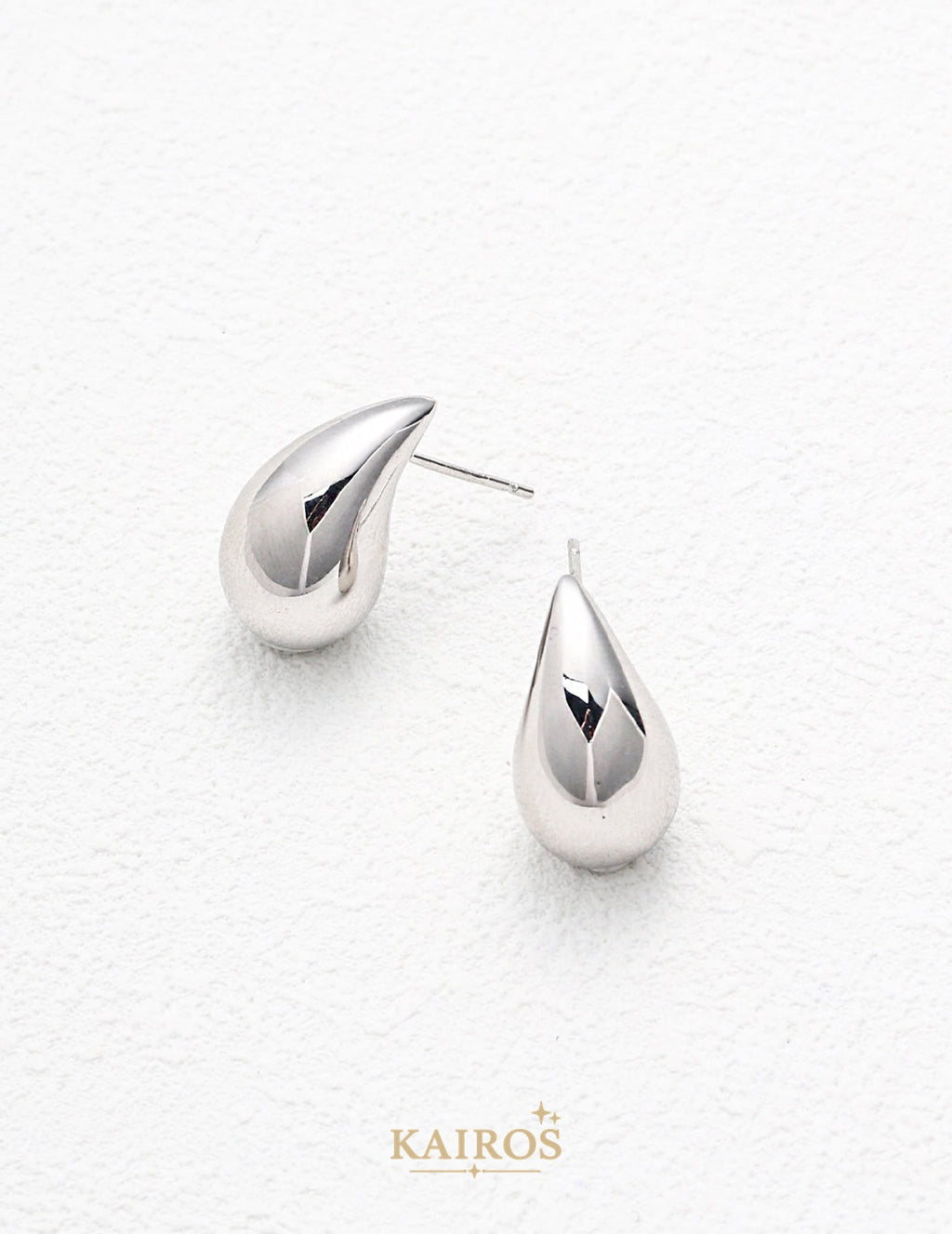 Kairos logo-only cover - Dewdrop Grace Earrings