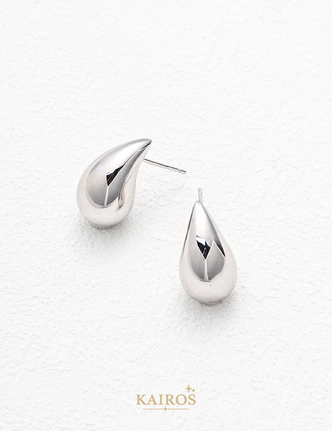 Kairos logo-only cover - Dewdrop Grace Earrings