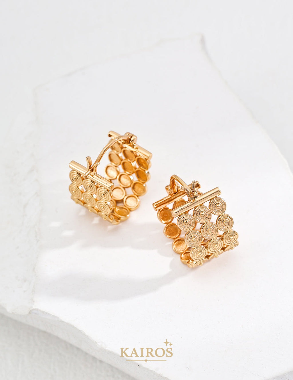 Kairos logo-only cover - Vintage Radiance Renewal Earrings