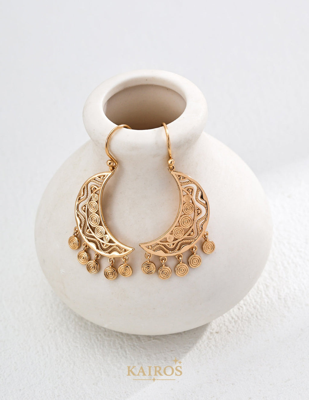 Kairos logo-only cover - Blooming Garden Radiance Earrings
