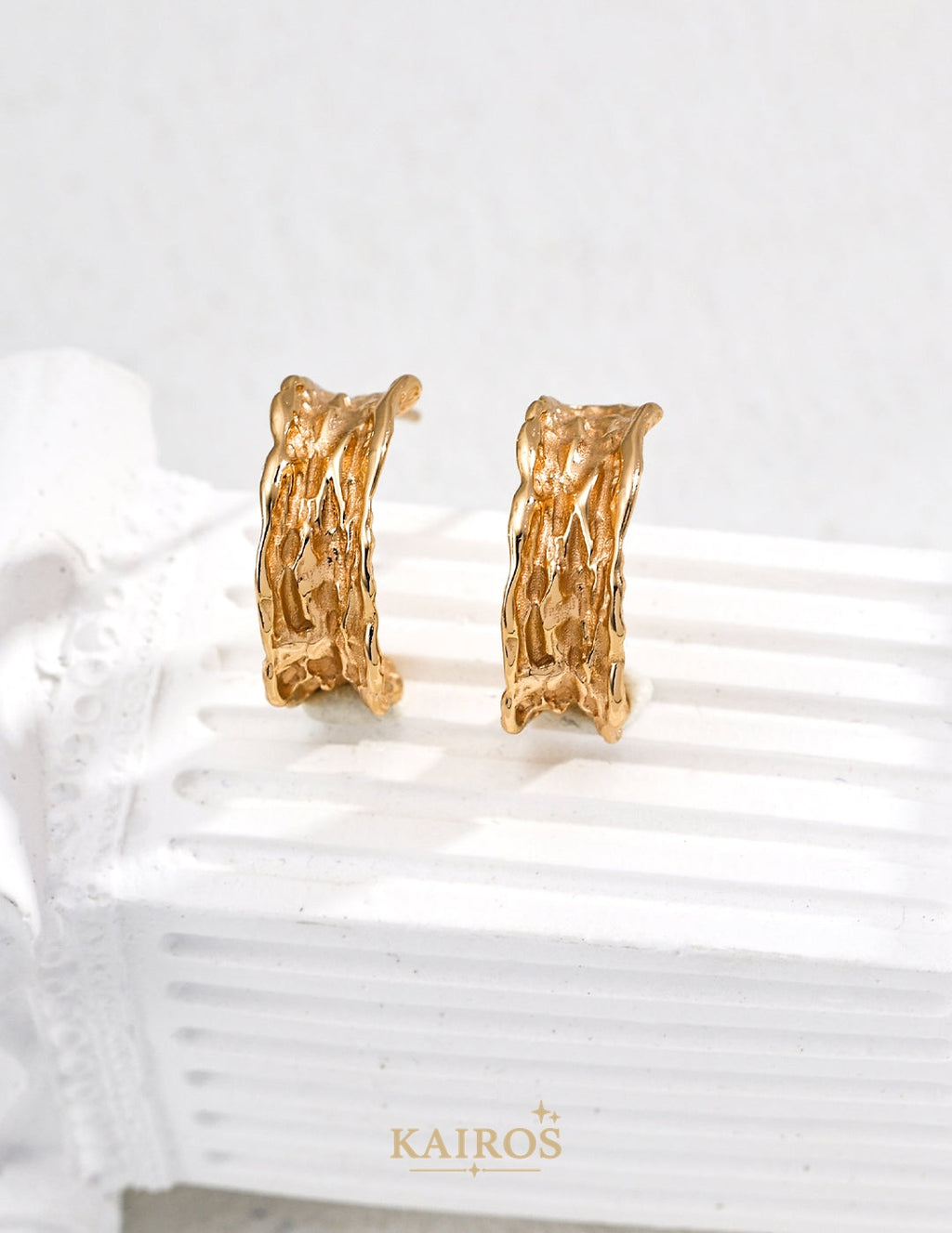 Kairos logo-only cover - Vintage Radiance Serenity Earrings