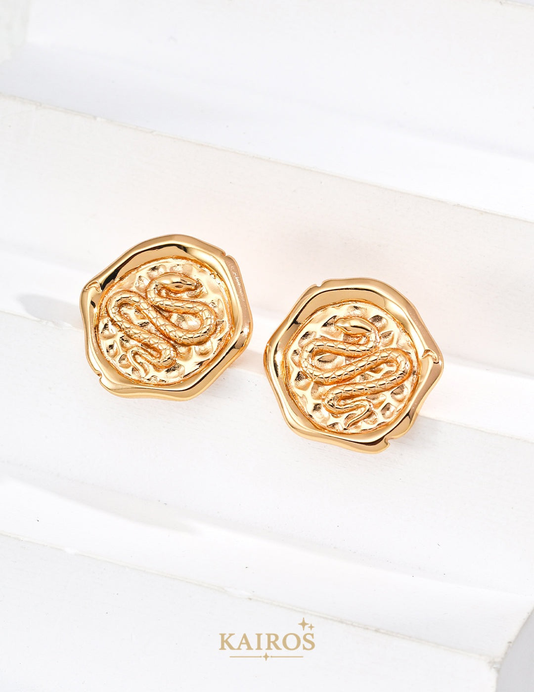 Kairos logo-only cover - Vintage Grace Serenity Earrings
