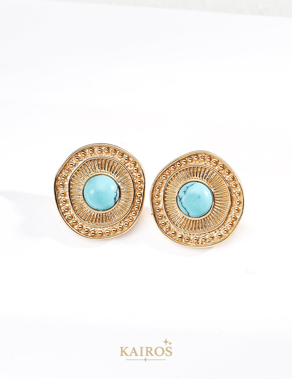 Kairos logo-only cover - Turquoise Radiance Earrings