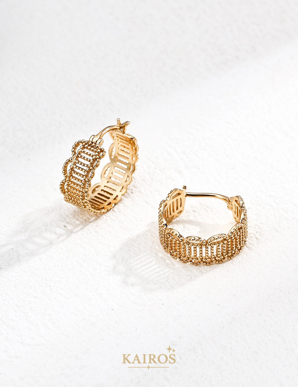Kairos logo-only cover - Vintage Glow Earrings