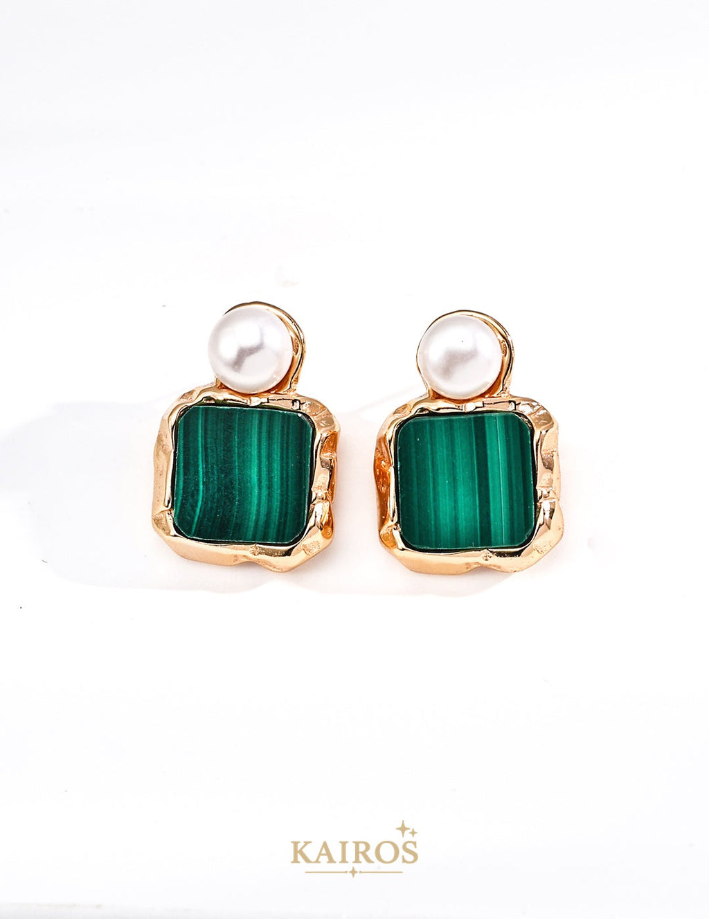 Kairos logo-only cover - Pearl Light Grace Earrings