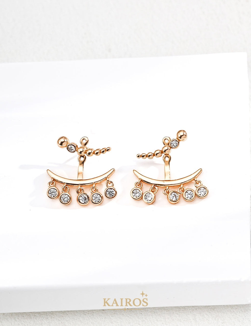 Kairos logo-only cover - Vintage Sparkle Light Earrings