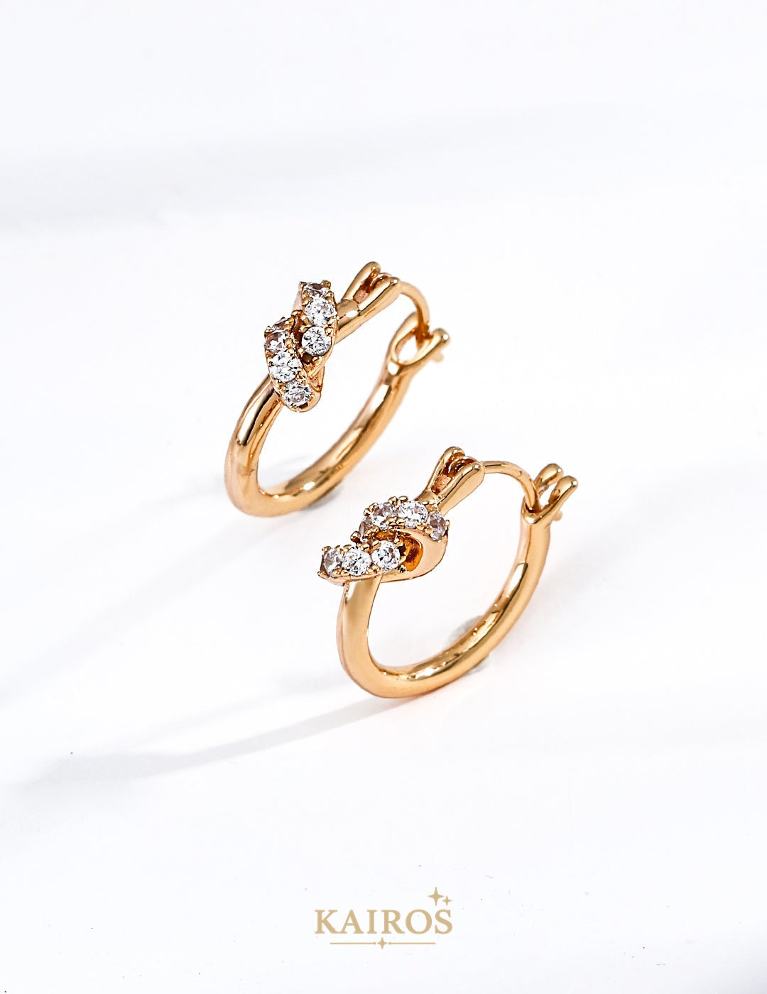 Kairos logo-only cover - Lucky Knot Light Earrings