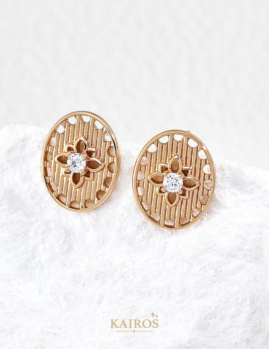 Kairos logo-only cover - Light Chaser Stud Earrings