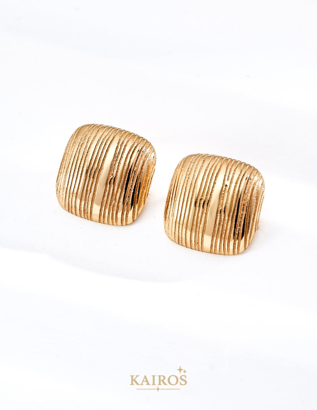 Kairos logo-only cover - Fortune Dome Stud Earrings