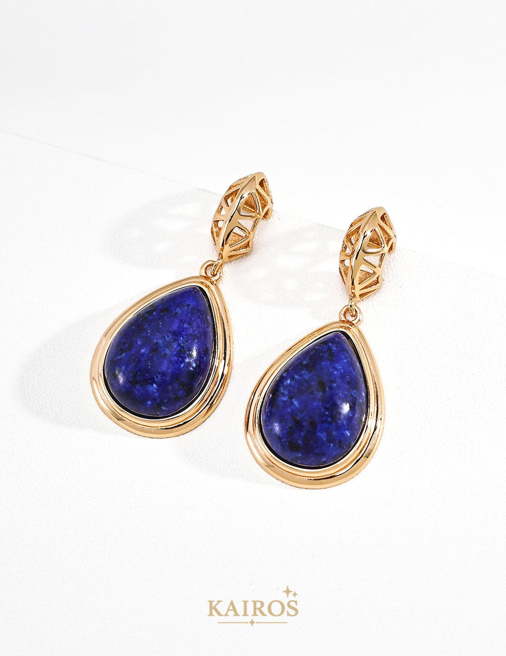 Kairos logo-only cover - Pearl Grace Mother-of-Pearl Bloom Stud Earrings