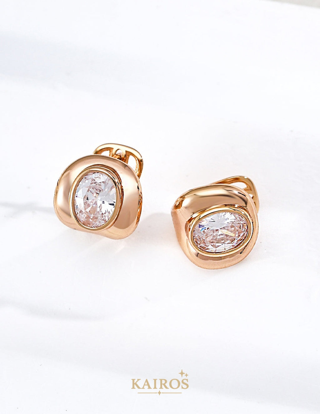 Kairos logo-only cover - Gilded Bud Lumiere Earrings